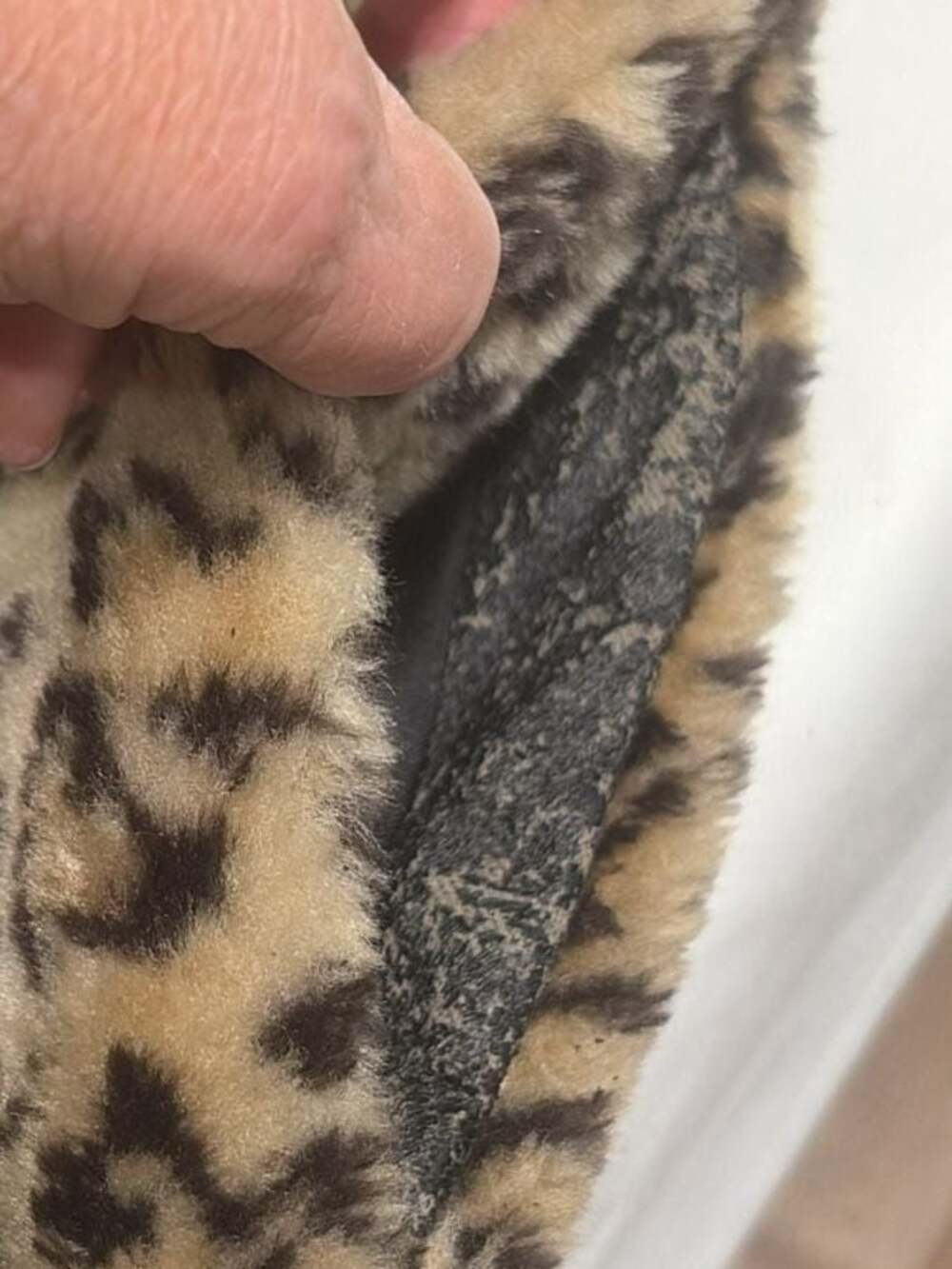 Vintage Monterey Fashions Leopard Print Faux Fur Swing Coat XL - Picture 11 of 12
